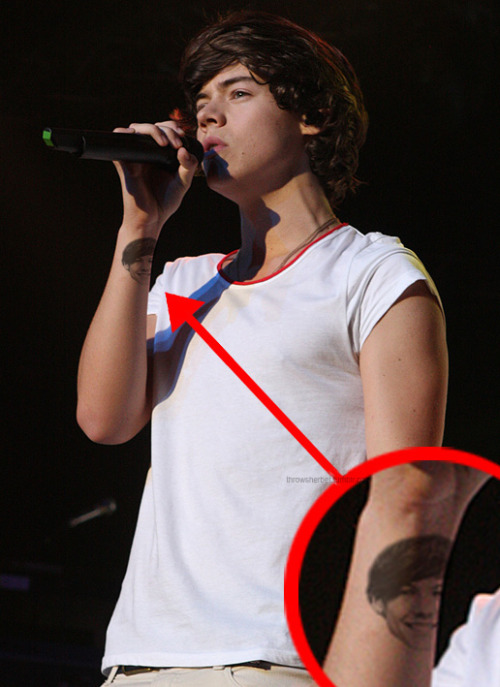 1 Direction Harry Tattoos