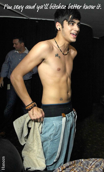 1 Direction Zayn Shirtless