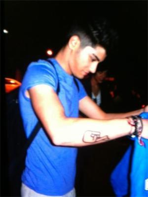 1 Direction Zayn Tattoo