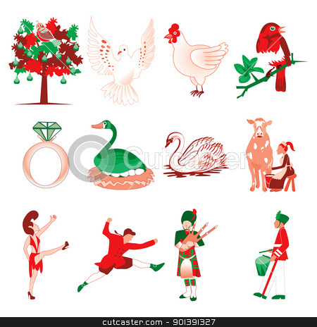 12 Days Of Christmas Clipart Free