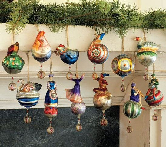 12 Days Of Christmas Ornaments Crate And Barrel