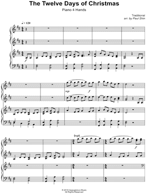 12 Days Of Christmas Sheet Music For Clarinet