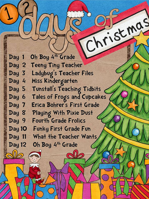 12 Days Of Christmas Words