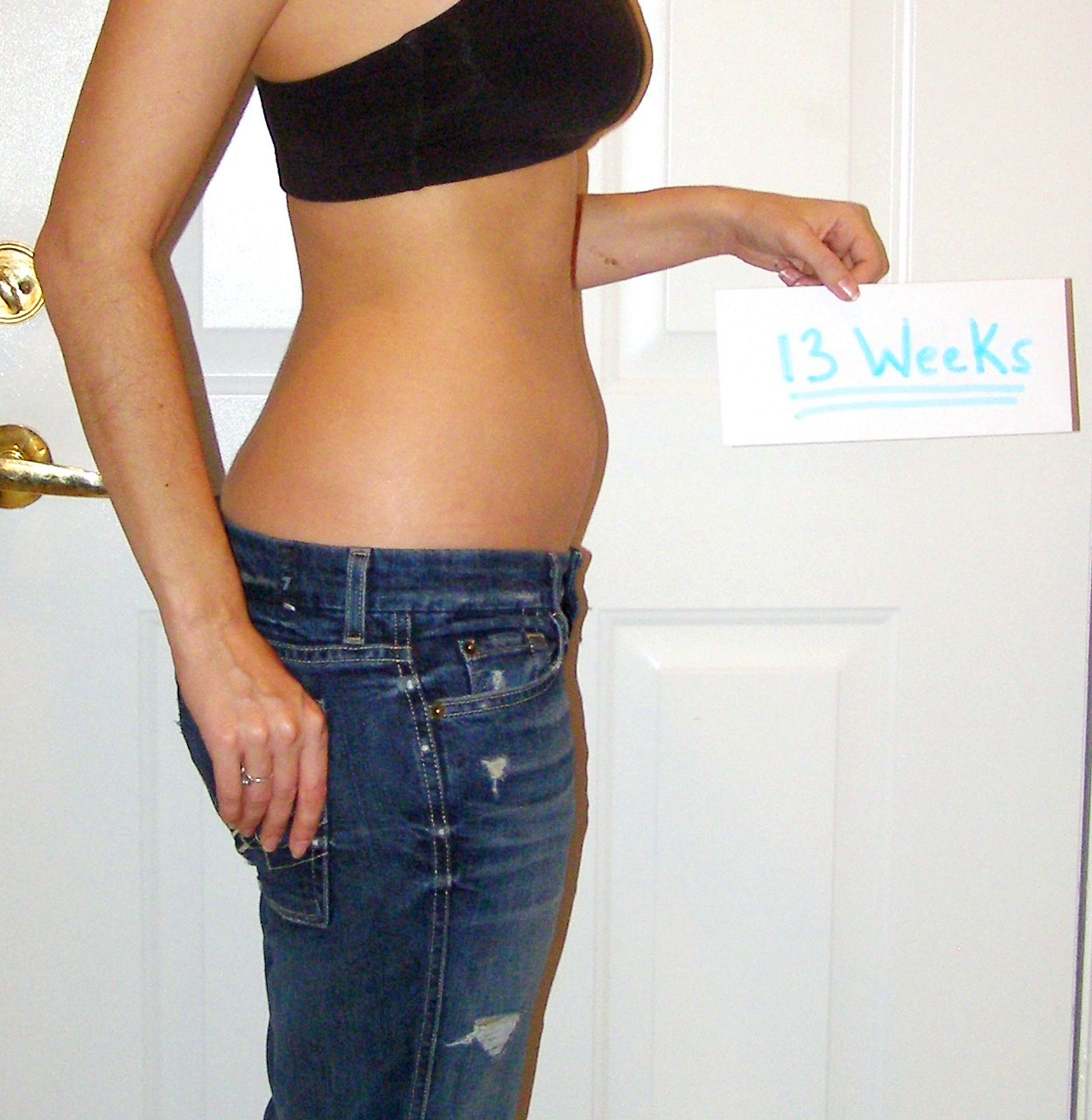 12 Weeks Pregnant Belly Pictures