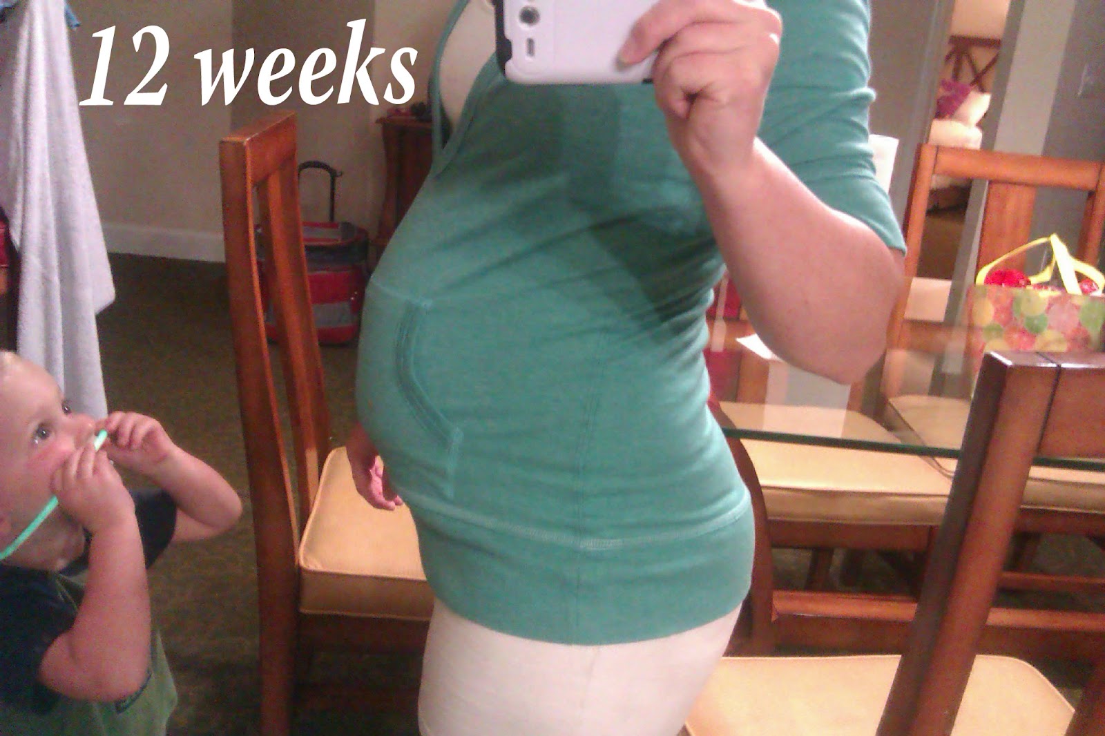 12 Weeks Pregnant Belly Pictures First Pregnancy