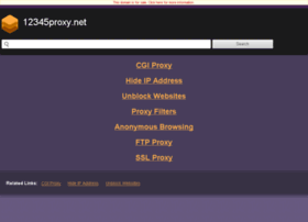 12345proxy Website