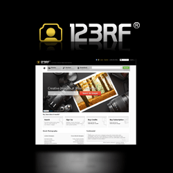 123rf Logo