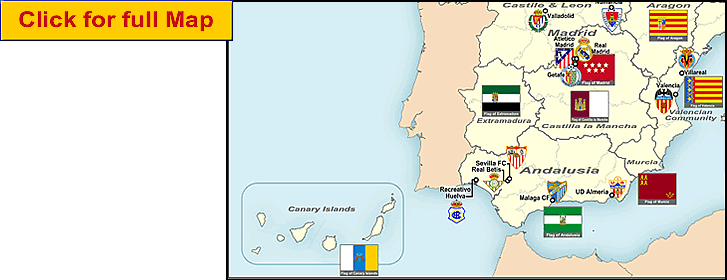 17 Autonomous Regions Of Spain