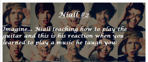 1d Imagines Niall