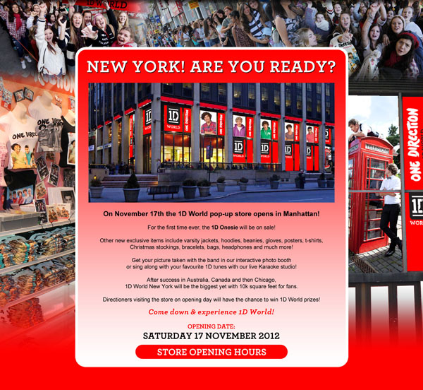 1d World New York Closing