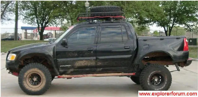 2001 Ford Explorer Sport Trac Lifted