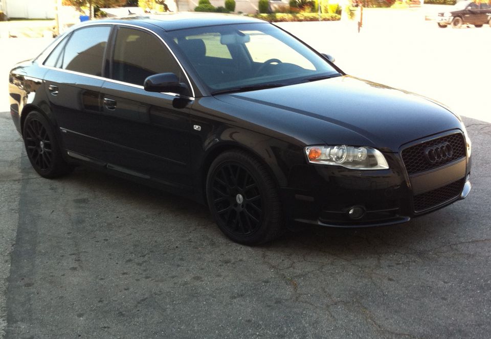 2006 Audi A4 Black Rims