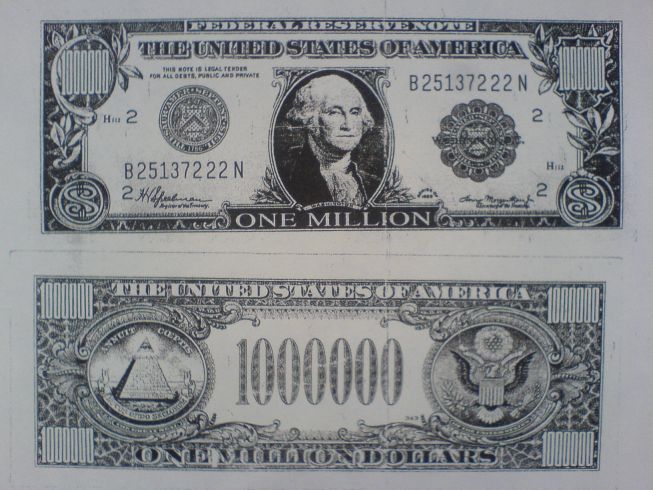 1 000 000 Dollar Note