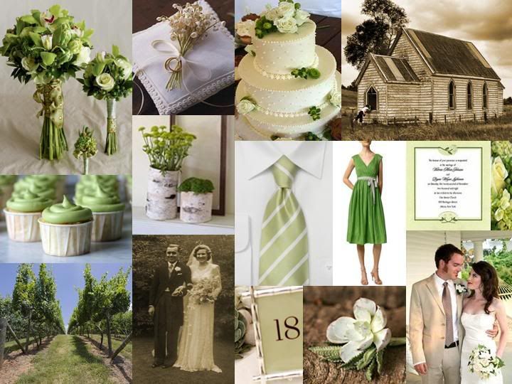 Apple Green And Yellow Wedding