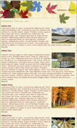 Autumn Newsletter Templates Free