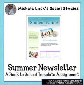 Back To School Newsletter Ideas