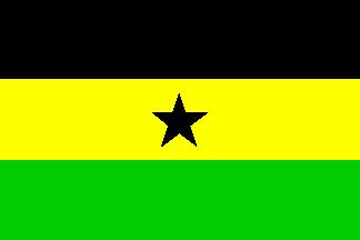 Black Green And Yellow Flag