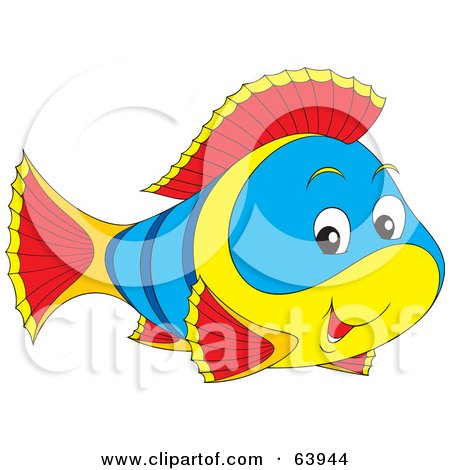 Blue And Yellow Fish