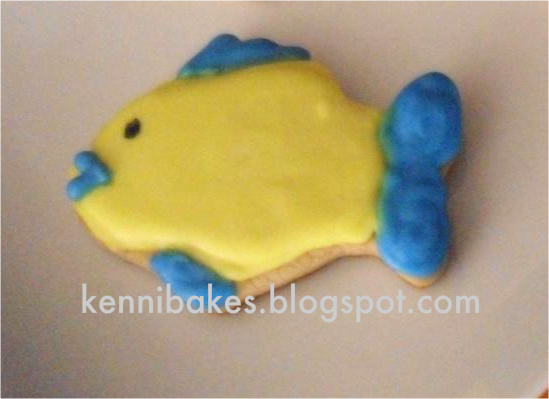 Blue And Yellow Fish From Little Mermaid