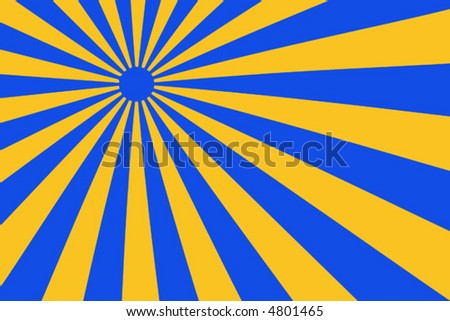 Blue And Yellow Flag