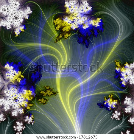 Blue And Yellow Flowers