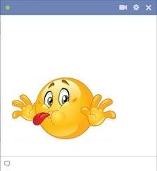 Blushing Smiley Facebook Chat