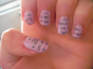 Can You Make Newspaper Nails With Water