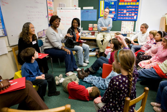 Children Pictures In School