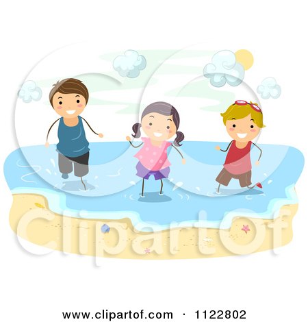 Children Playing Cartoon Clip Art