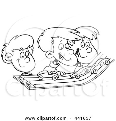 Children Playing Clipart Black And White