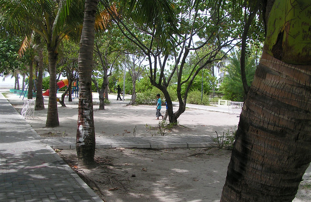 Children Playing Football In The Park