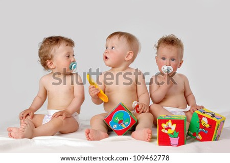 Children Playing With Toys Together