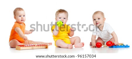 Children Playing With Toys Together