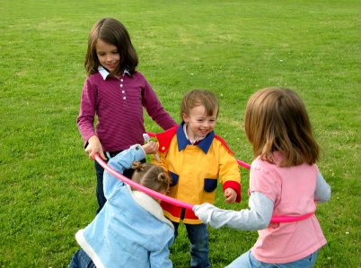 Children Playing With Toys Together