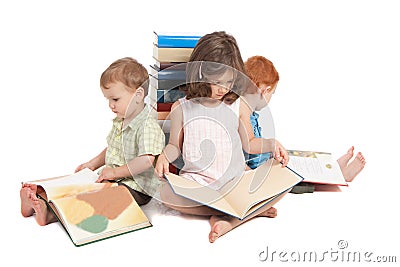 Children Reading Books