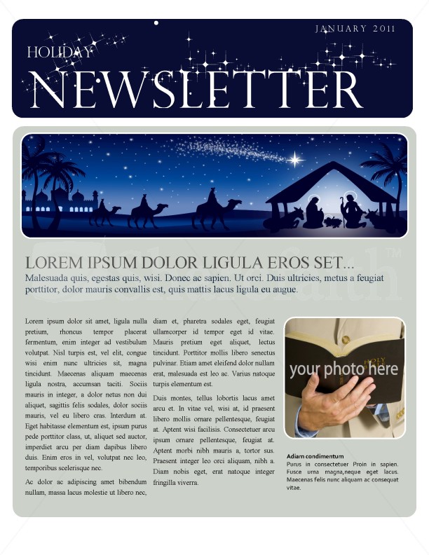 Christmas Newsletter Sample