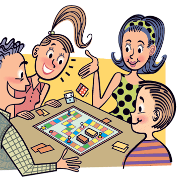 Clipart Children Playing Games