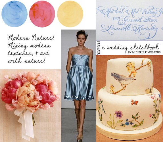 Cobalt Blue And Yellow Wedding Colors