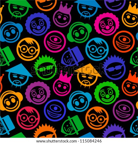 Colorful Smiley Face Backgrounds