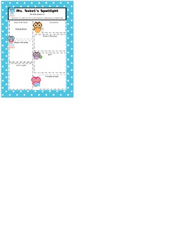 Cute Newsletter Templates For Teachers