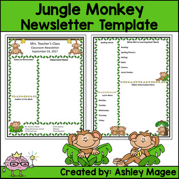 Cute Newsletter Templates For Teachers