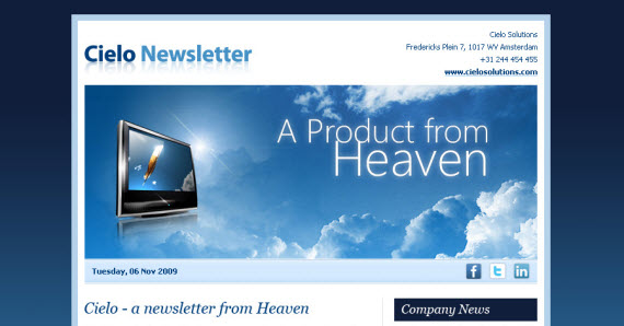 E Newsletter Format