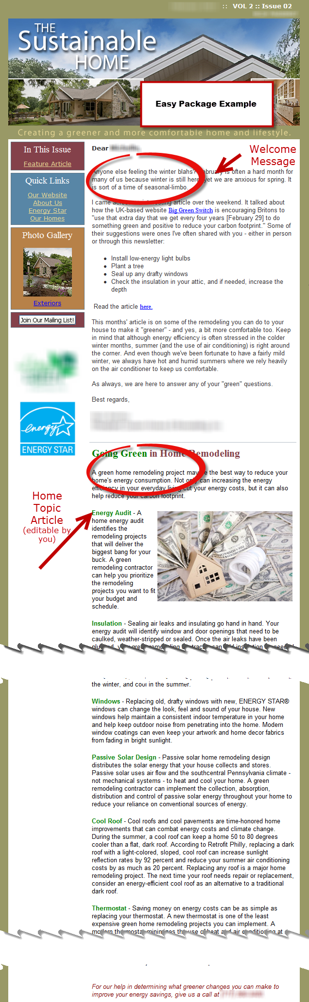 Email Newsletter Examples