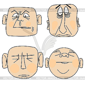 Emotions Clip Art Faces