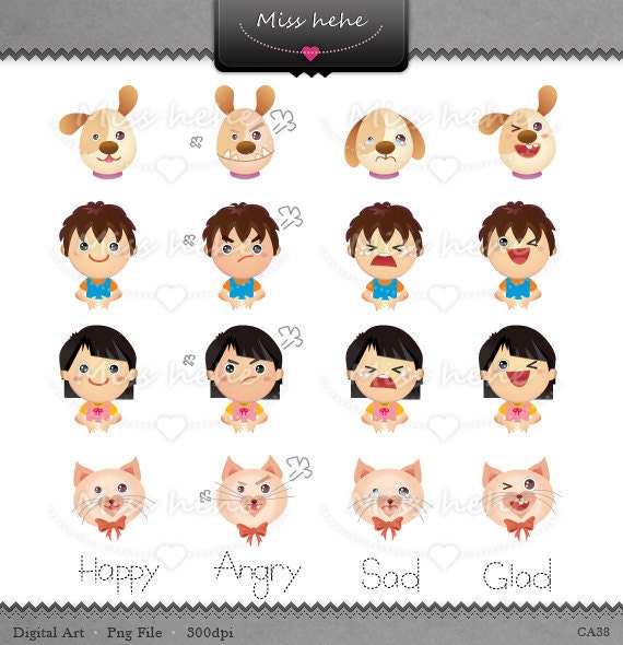 Emotions Clip Art Free