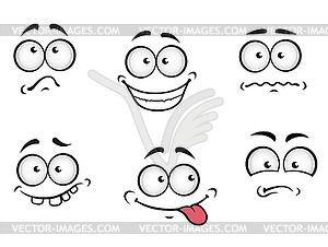 Emotions Faces Cartoon