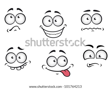 Emotions Faces Cartoon