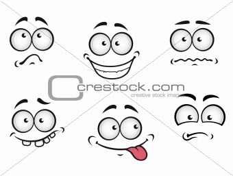 Emotions Faces Cartoon