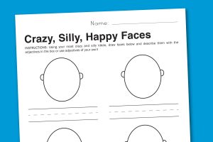 Emotions Faces For Kids Printable