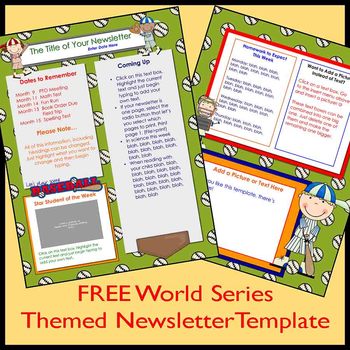 Free Newsletter Templates For Word 2003